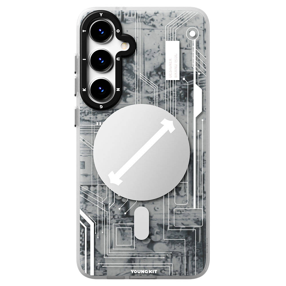 YoungKit Technology Serisi Galaxy S24 Magsafe Şarj Özellikli Telefon Kılıfı - 6 YoungKit Technology Serisi Galaxy S24 Magsafe Şarj Özellikli Telefon Kılıfı - 6